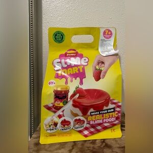Slime Mart Bag Strawberry Cheesecake Pretend Play Food Themed DIY Slime Craft